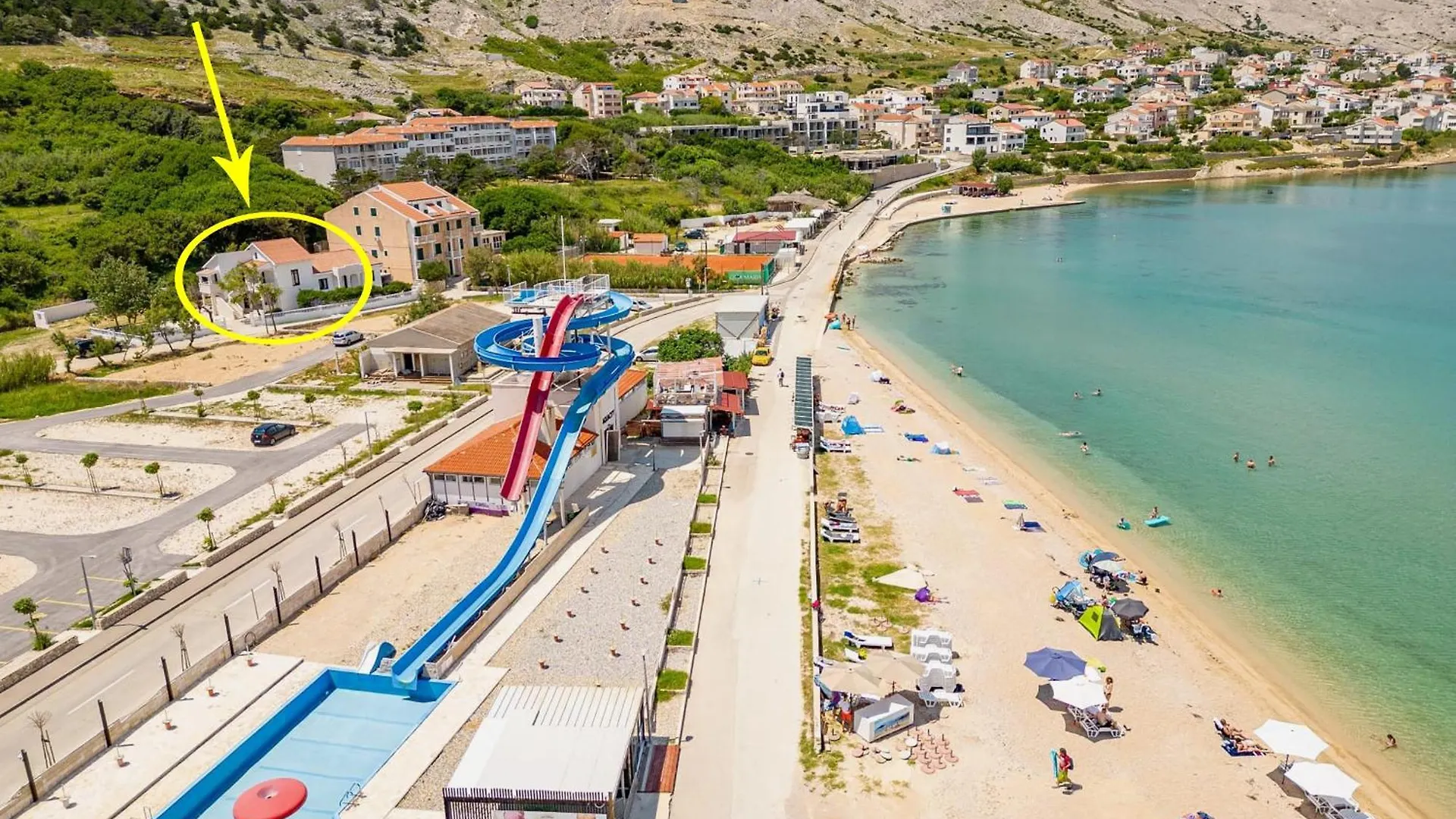 Apartmani Curic Beachfront Pag Town
